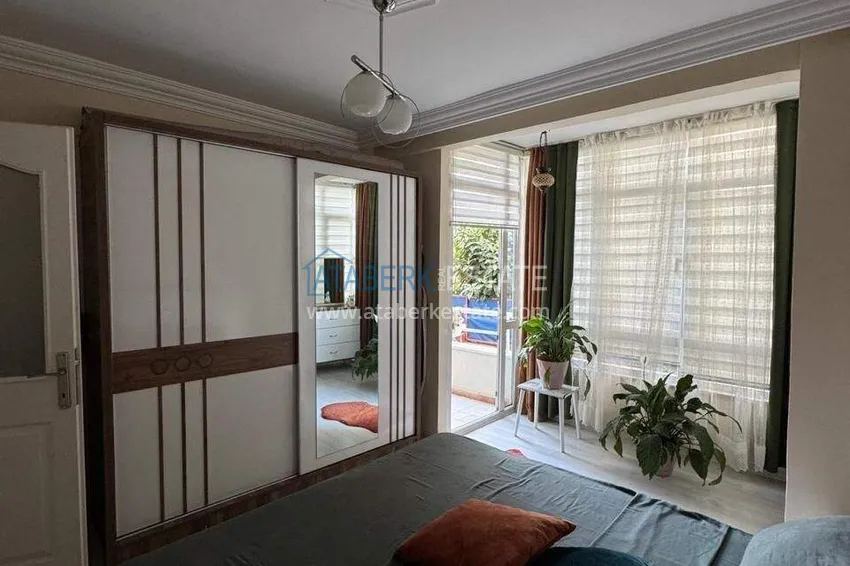 Kupuj  Korzystna cena! Apartament 1+1 w centrum Alanyi, plaża Kleopatra — nieruchomość na zezwolenie na pobyt 10 