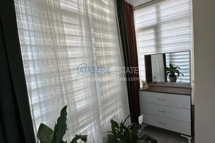 Kupuj  Korzystna cena! Apartament 1+1 w centrum Alanyi, plaża Kleopatra — nieruchomość na zezwolenie na pobyt 15 