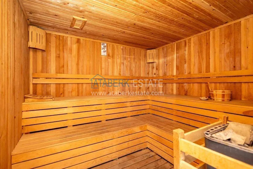 Apartament 1+1 70 m2 w okolicy Kestel — umeblowany i z widokiem na morze, 300 m od plaży 12 