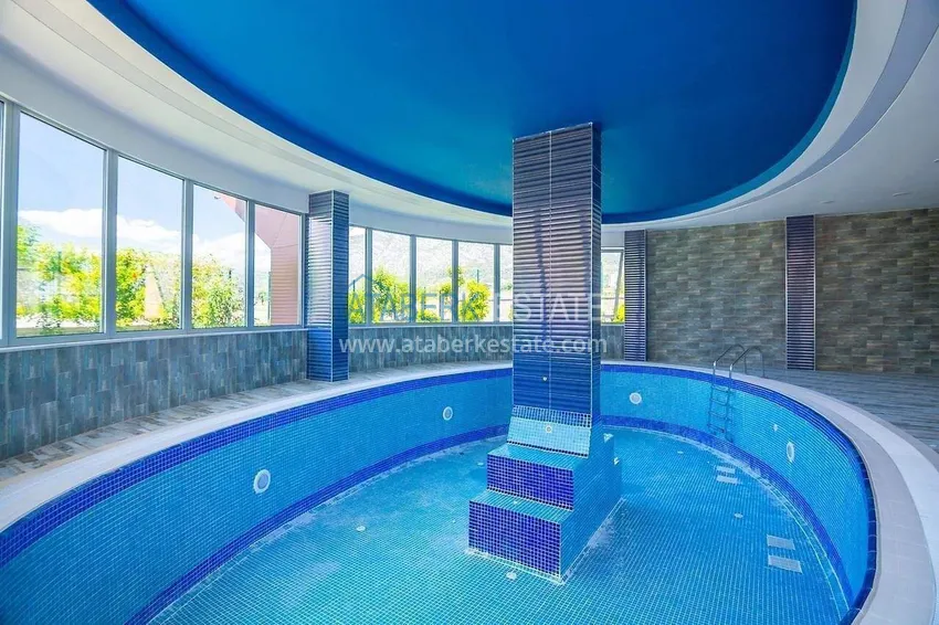 Apartament 1+1 w centrum Mahmutlar - na 12. piętrze z meblami i widokiem na góry 18