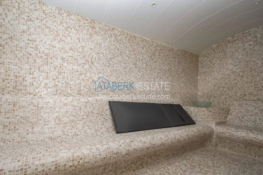 Apartament 1+1 w centrum Mahmutlar - na 12. piętrze z meblami i widokiem na góry 22