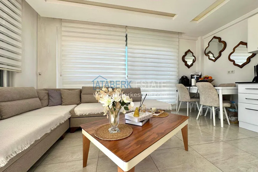 Kupuj  Apartament 1+1 70 m2 w okolicy Kestel — umeblowany i z widokiem na morze, 300 m od plaży 4 
