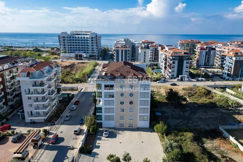Apartament 1+1 70 m2 w okolicy Kestel — umeblowany i z widokiem na morze, 300 m od plaży 4 