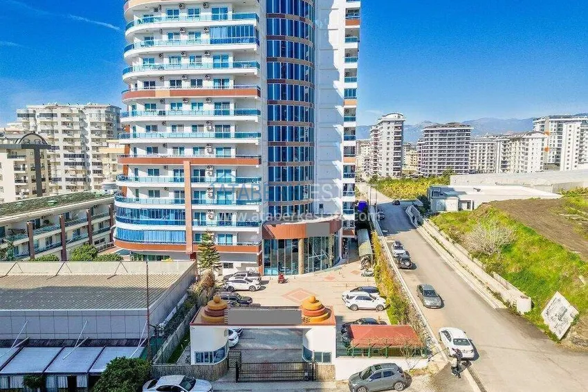 Apartament 1+1 w centrum Mahmutlar - na 12. piętrze z meblami i widokiem na góry 8
