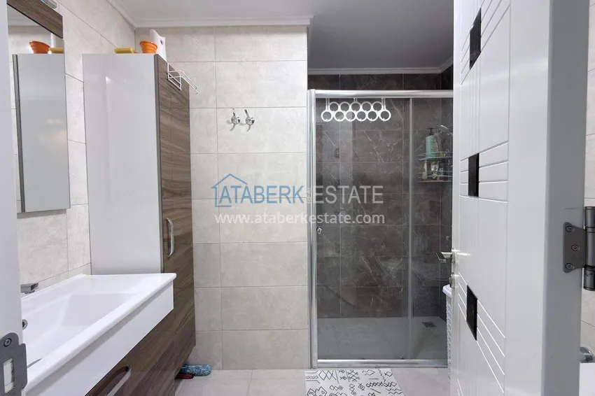 Kupuj Apartament 1+1 w centrum Mahmutlar - na 12. piętrze z meblami i widokiem na góry 8