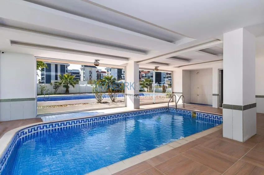 Apartament 1+1 70 m2 w okolicy Kestel — umeblowany i z widokiem na morze, 300 m od plaży 9 