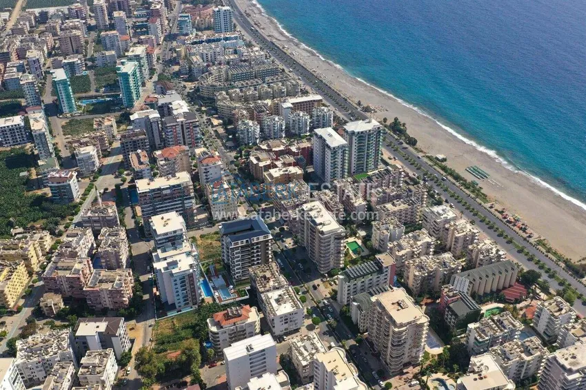 Gotowe mieszkanie 2+1 w nowym budynku 200 metrów od morza — Alanya, dzielnica Mahmutlar 1 