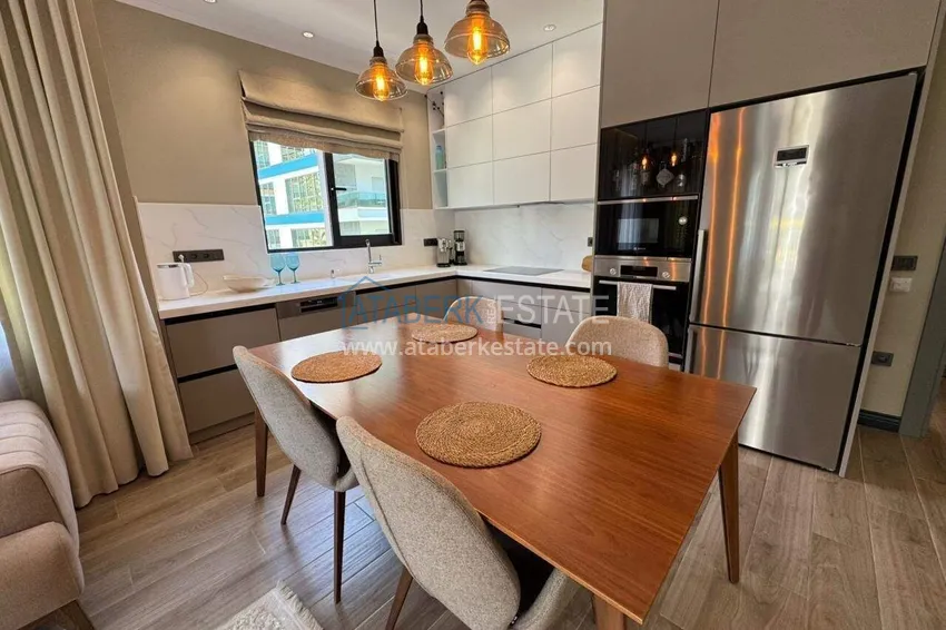 Kupuj  Designerski apartament 2+1 z widokiem na morze w Kargicak - od właściciela, 300 metrów do plaży 12 