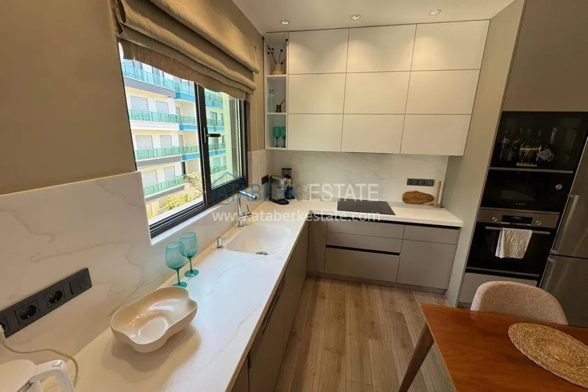 Kupuj  Designerski apartament 2+1 z widokiem na morze w Kargicak - od właściciela, 300 metrów do plaży 13 