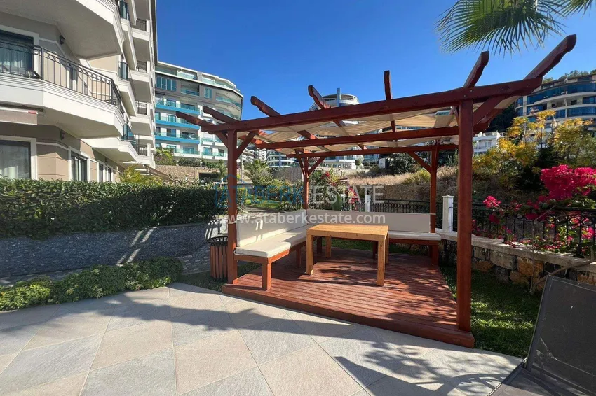 Designerski apartament 2+1 z widokiem na morze w Kargicak - od właściciela, 300 metrów do plaży 12 