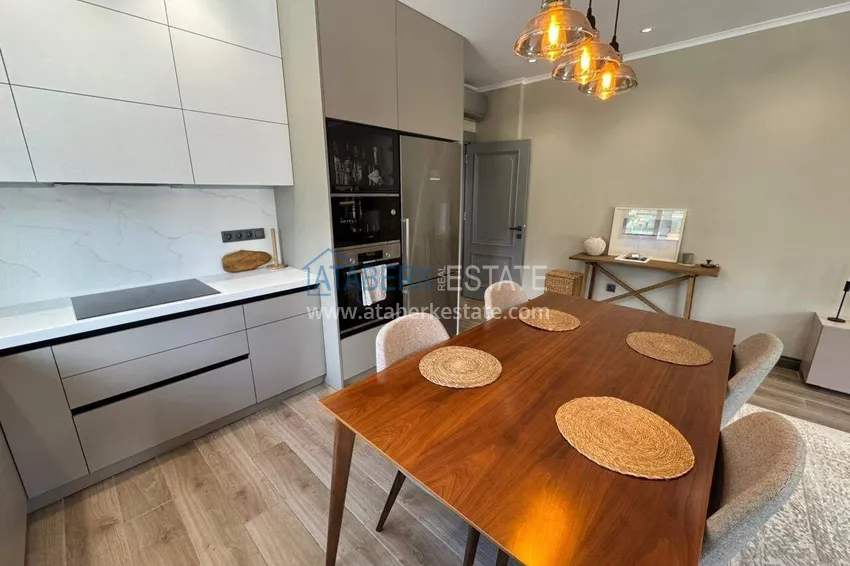 Kupuj  Designerski apartament 2+1 z widokiem na morze w Kargicak - od właściciela, 300 metrów do plaży 14 