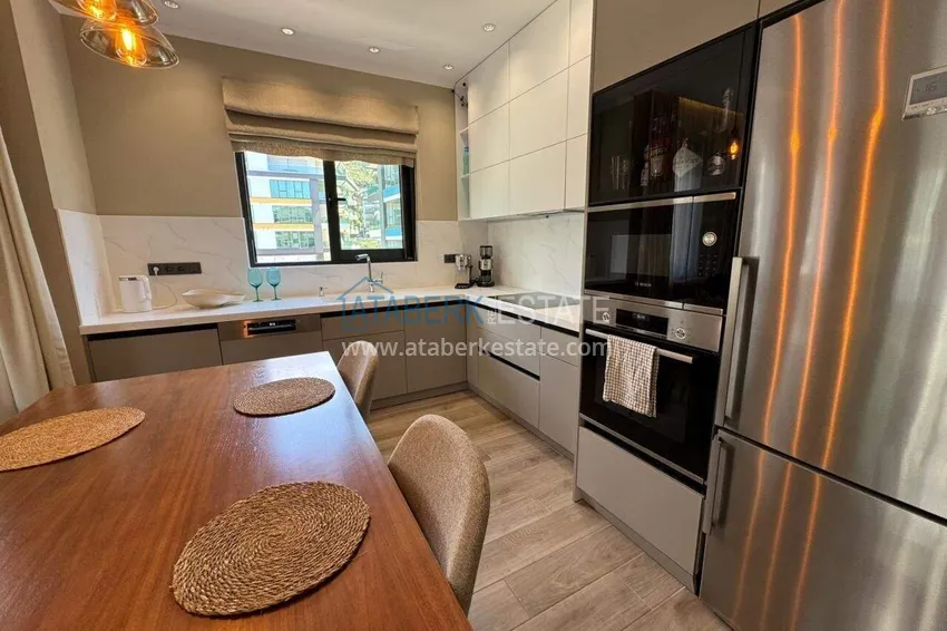 Kupuj  Designerski apartament 2+1 z widokiem na morze w Kargicak - od właściciela, 300 metrów do plaży 15 