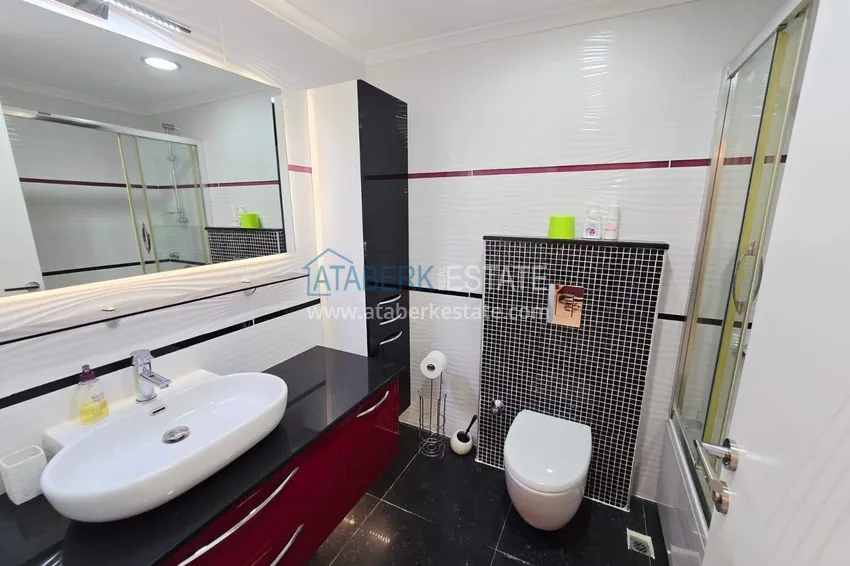 Kupuj Apartament 2+1 w Mahmutlar od właściciela - umeblowany i z panoramicznym widokiem na morze 13 