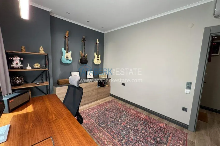 Kupuj  Designerski apartament 2+1 z widokiem na morze w Kargicak - od właściciela, 300 metrów do plaży 20 