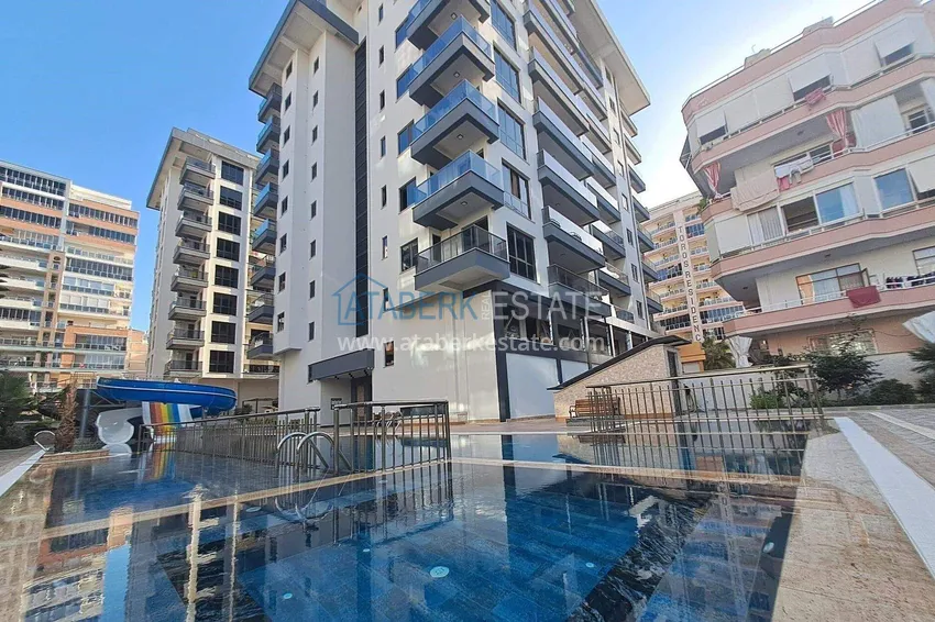 Gotowe mieszkanie 2+1 w nowym budynku 200 metrów od morza — Alanya, dzielnica Mahmutlar 2 
