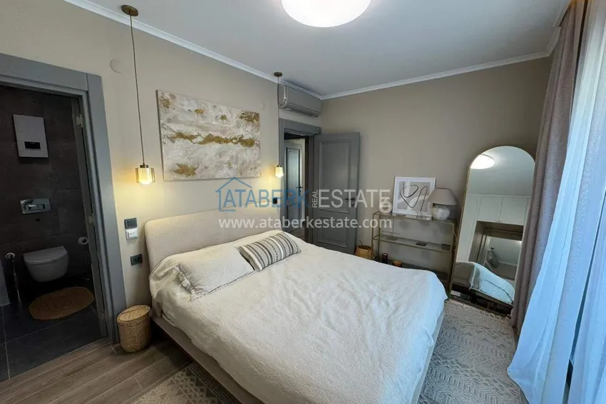 Kupuj  Designerski apartament 2+1 z widokiem na morze w Kargicak - od właściciela, 300 metrów do plaży 23 