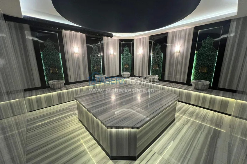 Designerski apartament 2+1 z widokiem na morze w Kargicak - od właściciela, 300 metrów do plaży 23 