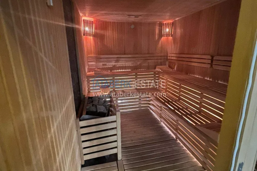 Designerski apartament 2+1 z widokiem na morze w Kargicak - od właściciela, 300 metrów do plaży 25 