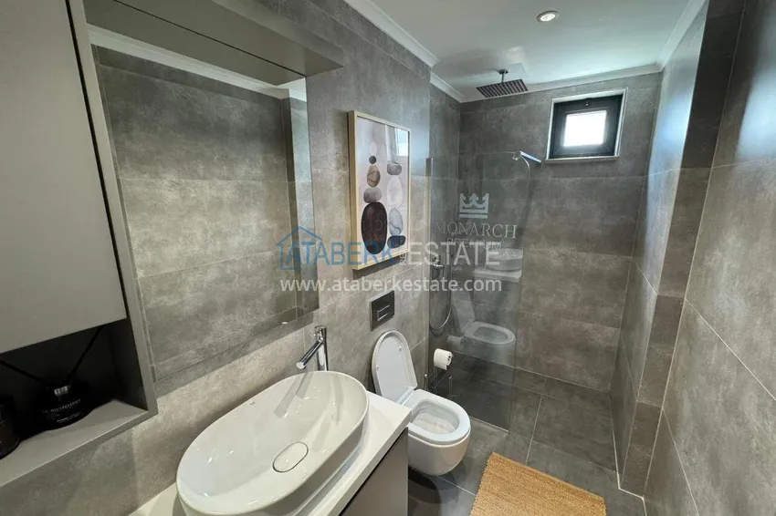 Kupuj  Designerski apartament 2+1 z widokiem na morze w Kargicak - od właściciela, 300 metrów do plaży 30 