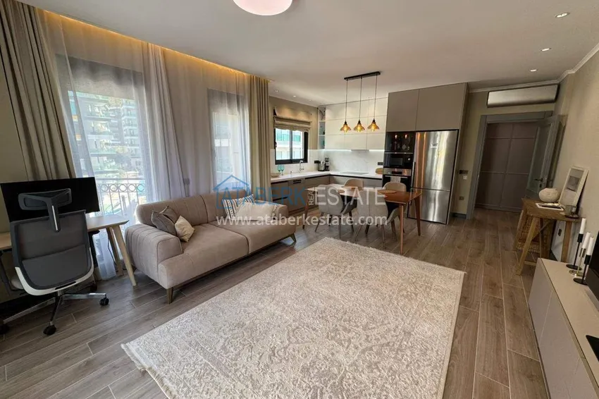 Kupuj  Designerski apartament 2+1 z widokiem na morze w Kargicak - od właściciela, 300 metrów do plaży 6 