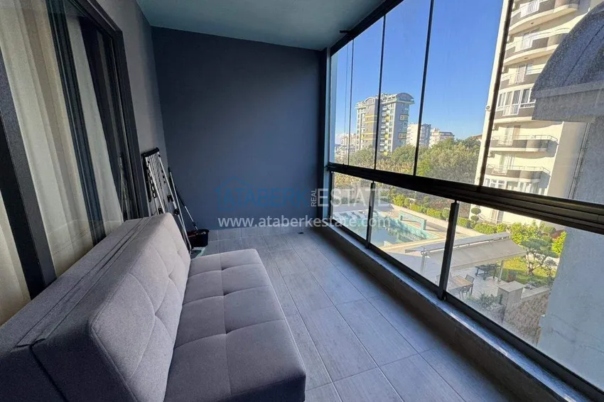 Kupuj  Apartament z jedną sypialnią z meblami i przeszklonym balkonem w Mahmutlar, Alanya 19 