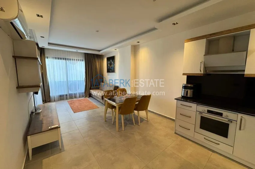 Kupuj  Apartament z jedną sypialnią z meblami i przeszklonym balkonem w Mahmutlar, Alanya 5 