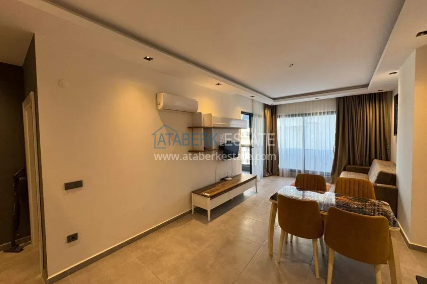 Kupuj  Apartament z jedną sypialnią z meblami i przeszklonym balkonem w Mahmutlar, Alanya 7 