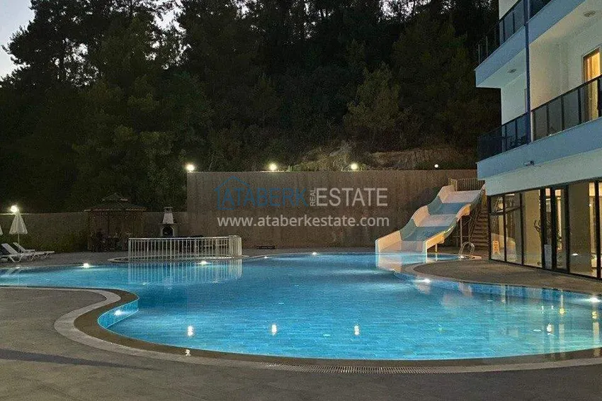 Długoterminowy wynajem mieszkania 1+1 w nowoczesnym kompleksie - Avsallar, Alanya nr 38 2 