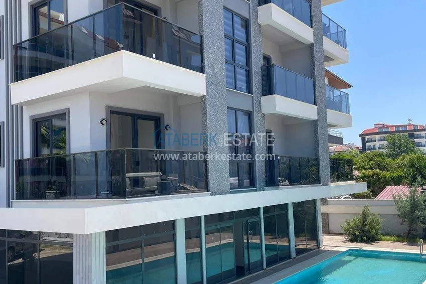 Pilna sprzedaż! Apartament 1+1 z widokiem na morze w Kestel - luksusowy kompleks 2 