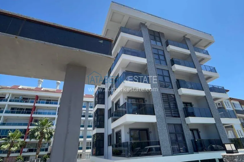 Pilna sprzedaż! Apartament 1+1 z widokiem na morze w Kestel - luksusowy kompleks 8 