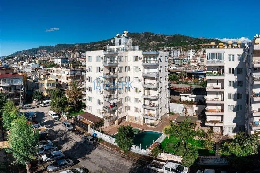 Tani apartament 1+1 w Oba - umeblowany, w pobliżu centrum handlowego Alanya 1 