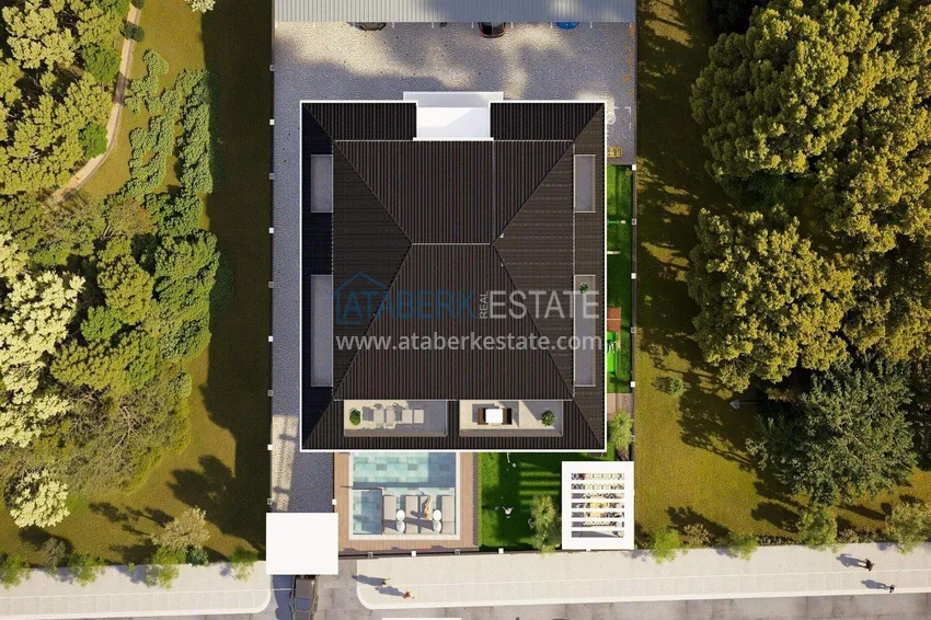 Nowy projekt w centrum Alanyi na początku sprzedaży - 0% rat, ceny minimalne, zezwolenie na pobyt 8 