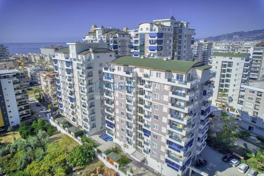 Penthouse duplex 4+1 w Mahmutlar - meble, prestiżowy kompleks, 350 metrów od morza 1 