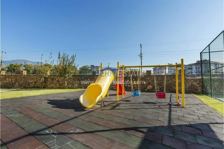 Apartament 2+1 na zezwolenie na pobyt w okolicy Oba - meble, widok na góry, komfortowy pobyt 11 