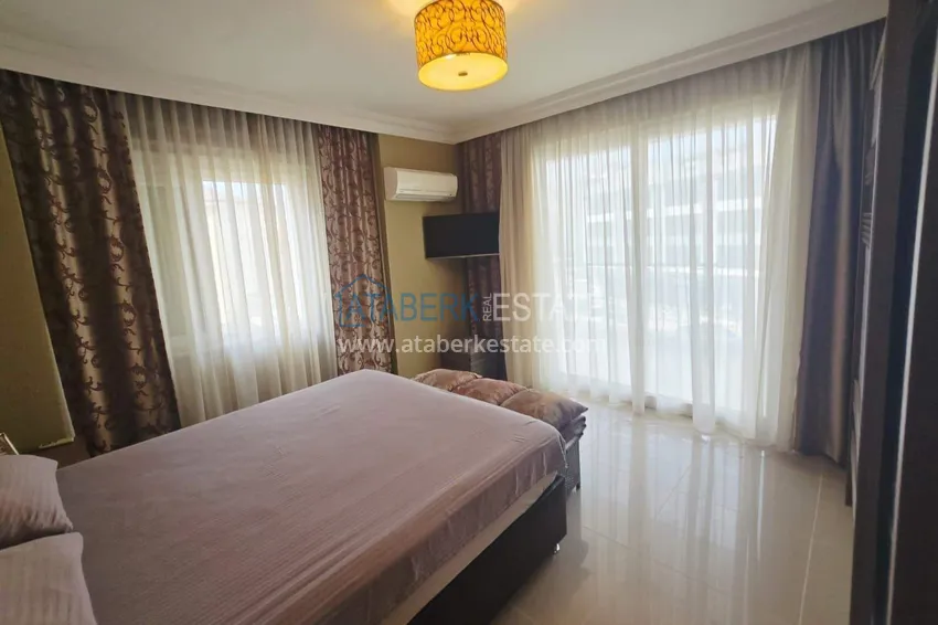 Kupuj  Apartament 2+1 na zezwolenie na pobyt w okolicy Oba - meble, widok na góry, komfortowy pobyt 14 