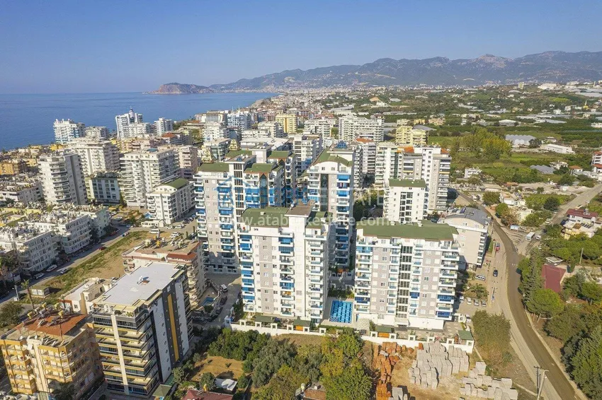 Penthouse duplex 4+1 w Mahmutlar - meble, prestiżowy kompleks, 350 metrów od morza 2 