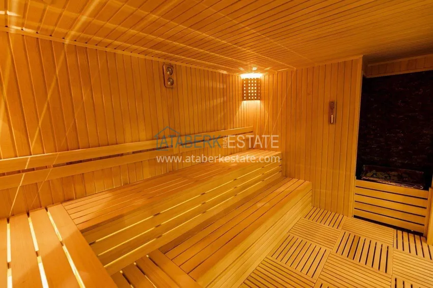 Penthouse duplex 4+1 w Mahmutlar - meble, prestiżowy kompleks, 350 metrów od morza 22 