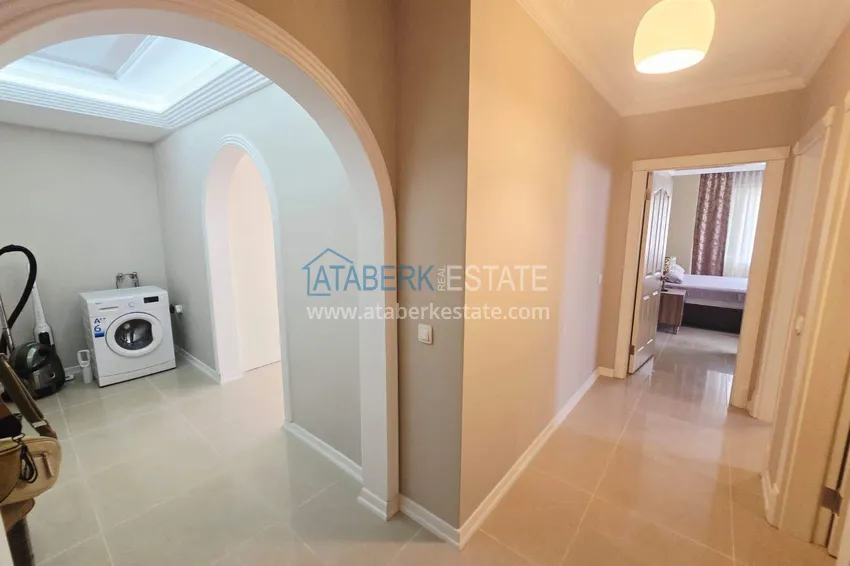 Kupuj  Apartament 2+1 na zezwolenie na pobyt w okolicy Oba - meble, widok na góry, komfortowy pobyt 3 