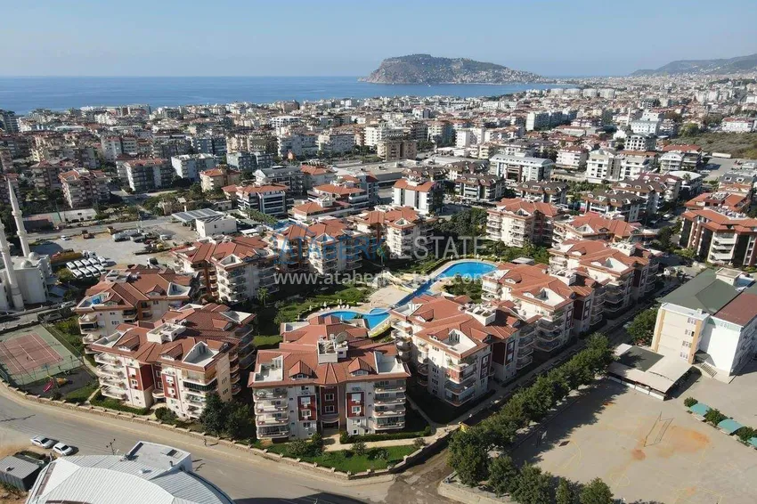 Apartament 2+1 na zezwolenie na pobyt w okolicy Oba - meble, widok na góry, komfortowy pobyt 4 