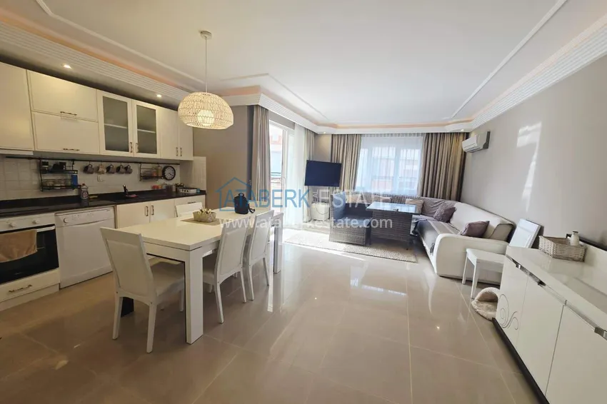 Kupuj  Apartament 2+1 na zezwolenie na pobyt w okolicy Oba - meble, widok na góry, komfortowy pobyt 6 
