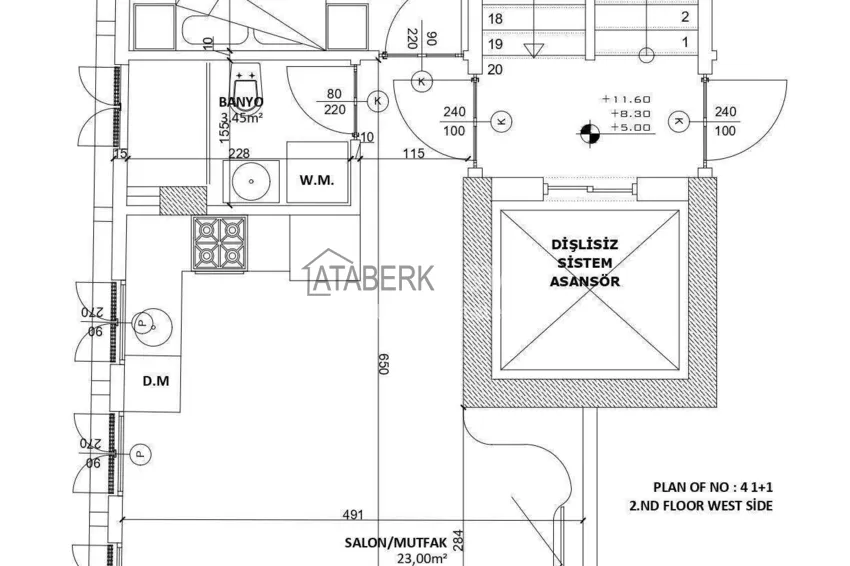 Kupuj taniej Nowy apartament 1+1 w centrum Alanyi, plaża Kleopatra - wysokie sufity, nowe meble i sprzęt AGD 2 