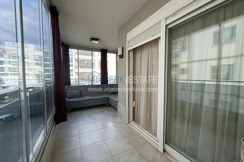 Kupuj  Apartament 1+1 70 m2 w Kestel — umeblowany, przeszklony balkon, 100 metrów od morza 10 