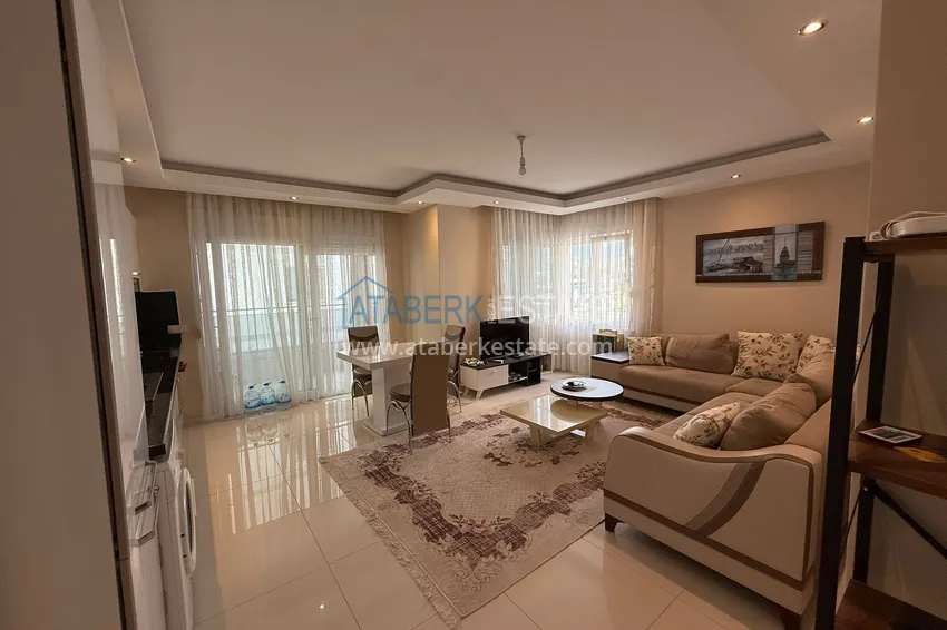 Kupuj  Apartament 1+1 70 m2 w Kestel — umeblowany, przeszklony balkon, 100 metrów od morza 2 