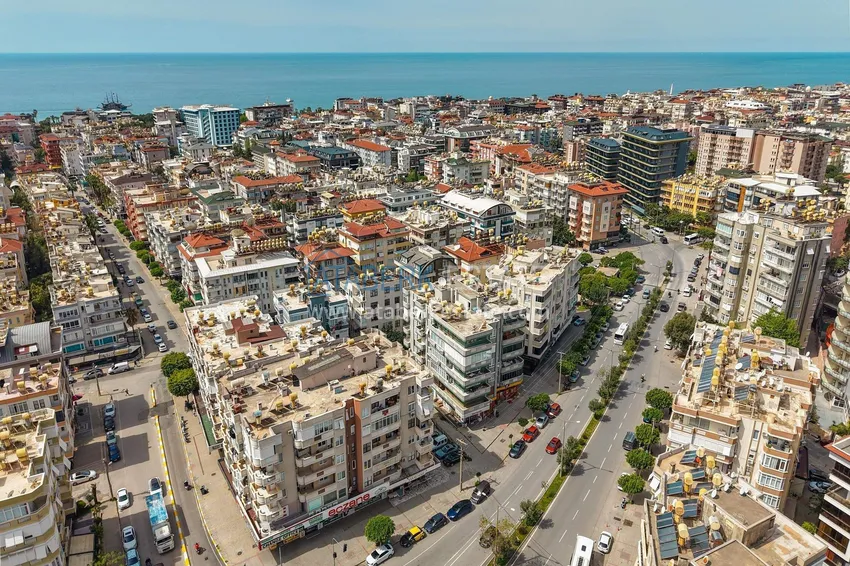 Nowy apartament 1+1 w centrum Alanyi, plaża Kleopatra - wysokie sufity, nowe meble i sprzęt AGD 2 