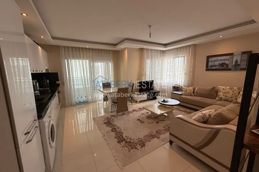Kupuj  Apartament 1+1 70 m2 w Kestel — umeblowany, przeszklony balkon, 100 metrów od morza 3 