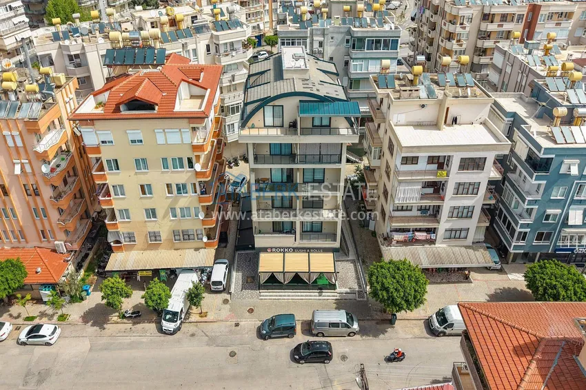 Nowy apartament 1+1 w centrum Alanyi, plaża Kleopatra - wysokie sufity, nowe meble i sprzęt AGD 4 