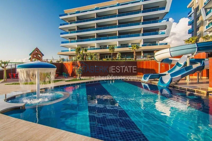 Penthouse duplex 2+1 w Kargicak od właściciela - luksusowe meble, panoramiczny widok  11 