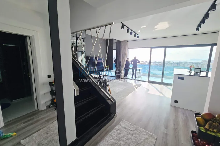 Kupuj  Penthouse duplex 2+1 w Kargicak od właściciela - luksusowe meble, panoramiczny widok  1 