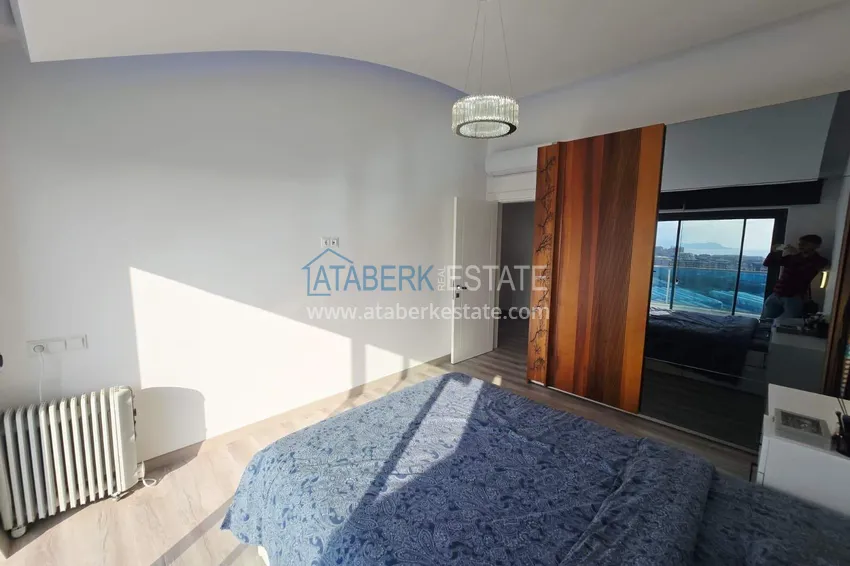 Kupuj  Penthouse duplex 2+1 w Kargicak od właściciela - luksusowe meble, panoramiczny widok  17 