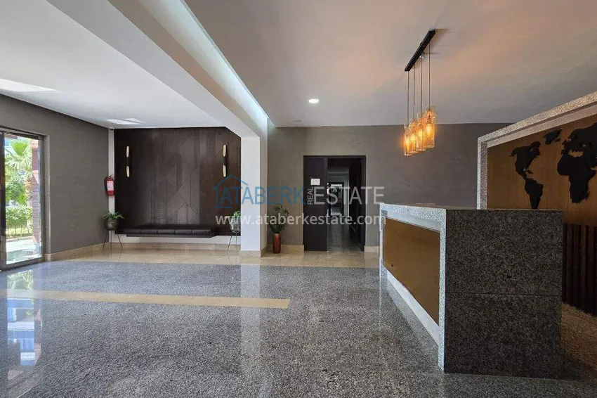 Penthouse duplex 2+1 w Kargicak od właściciela - luksusowe meble, panoramiczny widok  18 